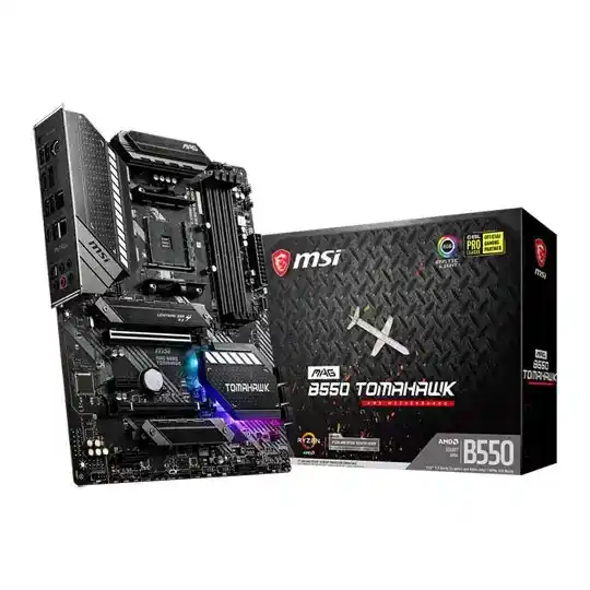 MSI AMD B550 MAG TOMAHAWK AM4 PCIe 4.0 ATX Motherboard